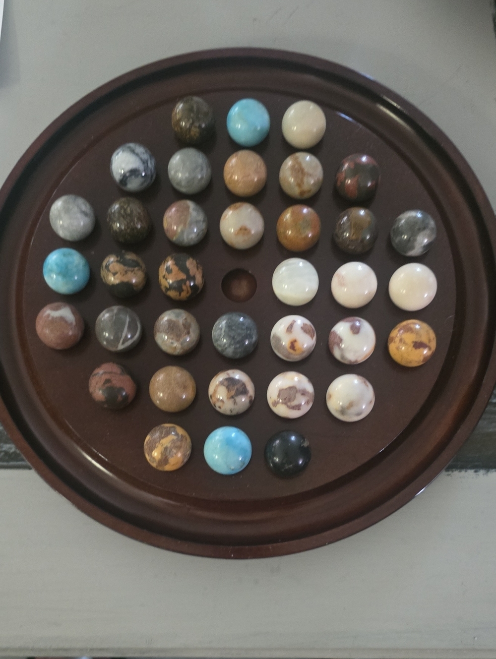 1994 Bombay Marble Solitaire Puzzle